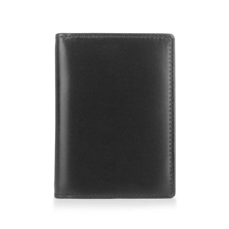 Primehide Leather-Lined Card Wallet James Mayfair Black