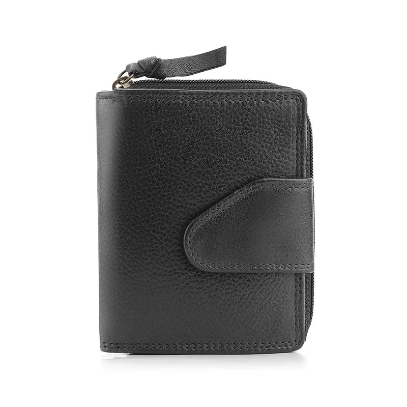Primehide Small Trifold Purse – Selena Cancun Black