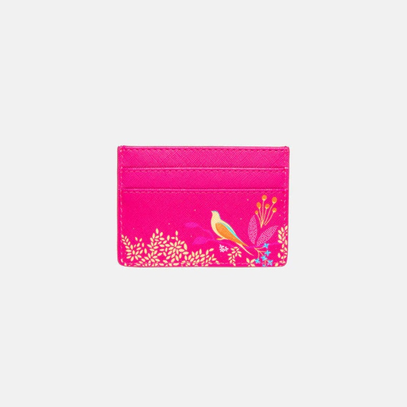 Pink Birds Card Holder Pink