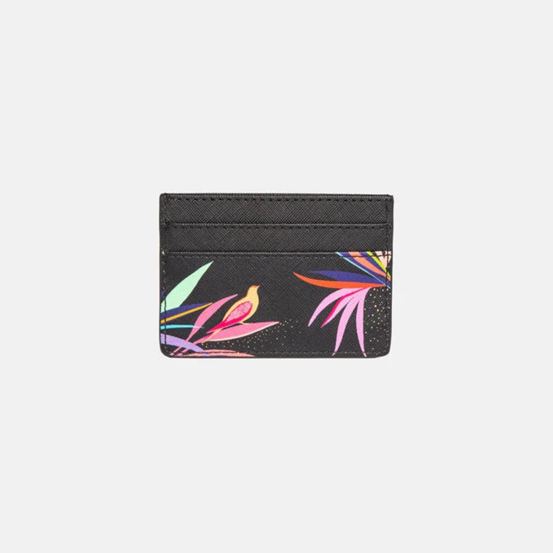Black Bamboo Card Holder Black