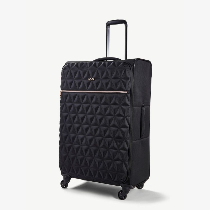 Jewel Large Suitcase in Black Black