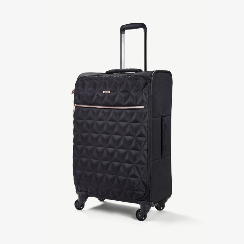 Jewel Medium Suitcase in Black Black