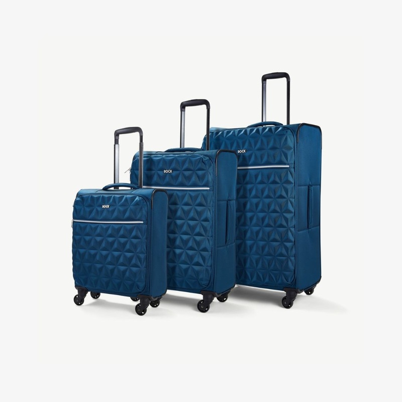 Jewel Set of 3 Suitcases in Blue Blue