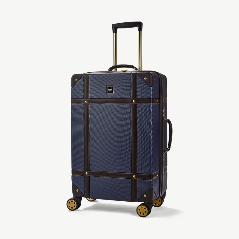 Vintage Medium Suitcase in Navy Navy