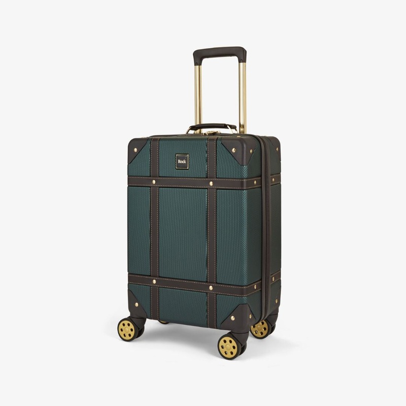 Vintage Small Suitcase in Emerald Green Emerald Green