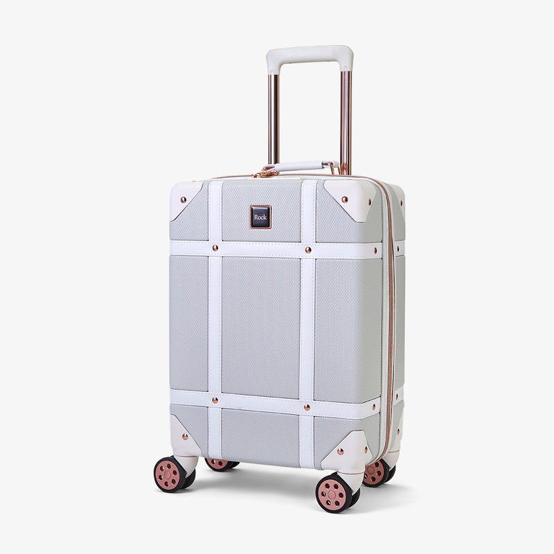 Vintage Small Suitcase in Grey Grey