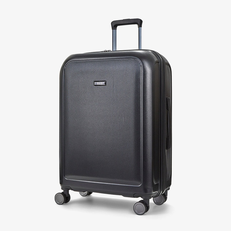 Austin Large Suitcase in Black Black