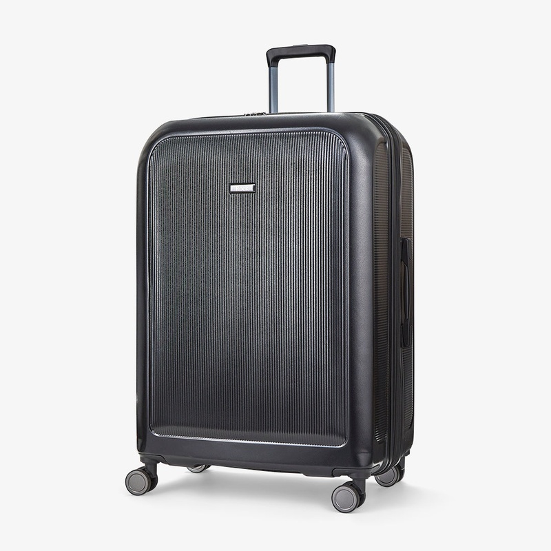 Austin Medium Suitcase in Black Black