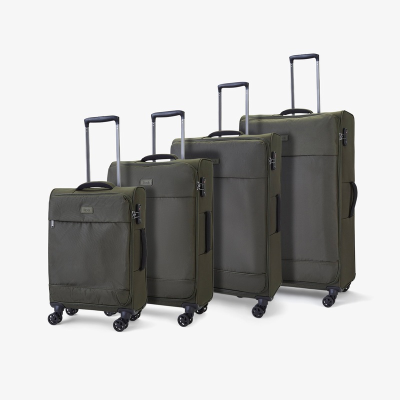 Paris Set of 4 Suitcases in Olive Green Olive Green