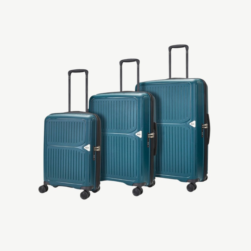 Vancouver Set of 3 Suitcases in Forest Green Forest Green