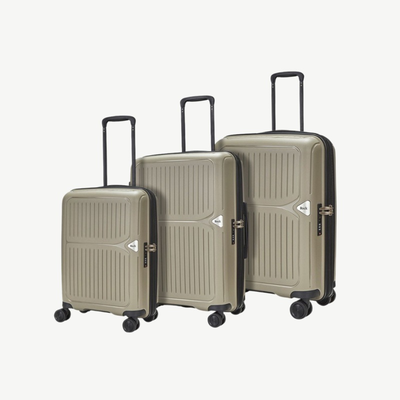 Vancouver Set of 3 Suitcases in Pebble Grey Pebble Grey