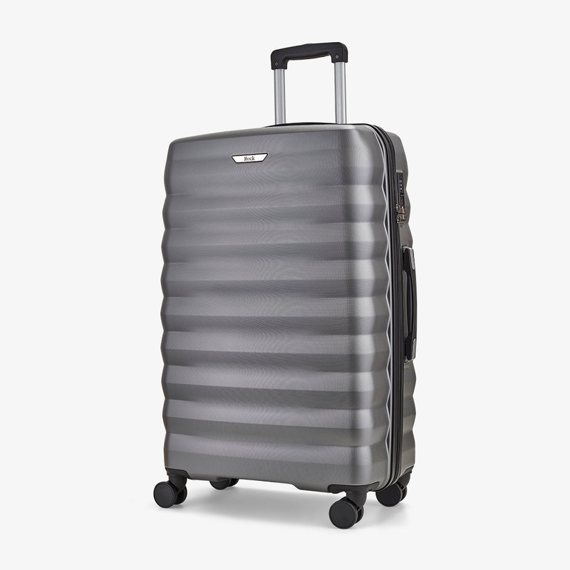 Berlin Large Suitcase in Charcoal Charcoal