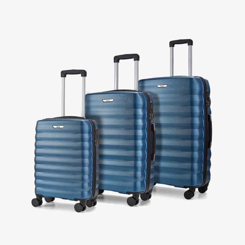 Berlin Set of 3 Suitcases in Blue Blue