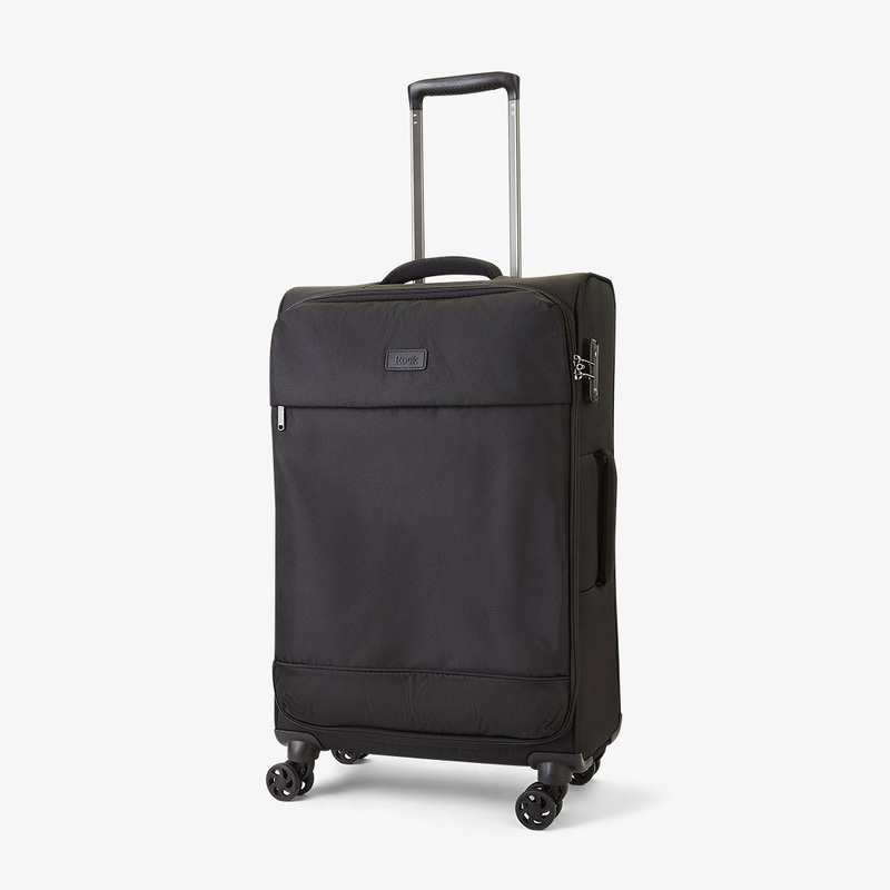Paris Medium Suitcase in Black Black