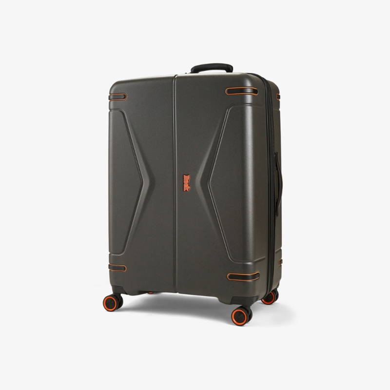 Genesis Large Suitcase in Charcoal Charcoal