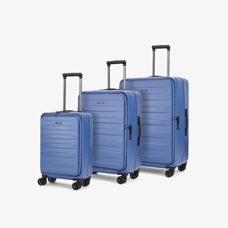 Eden Set of 3 Suitcases in Indigo Indigo