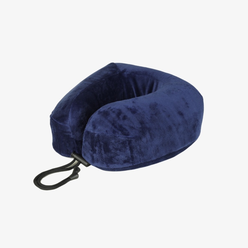 Deluxe Memory Foam Neck Pillow in Navy Navy