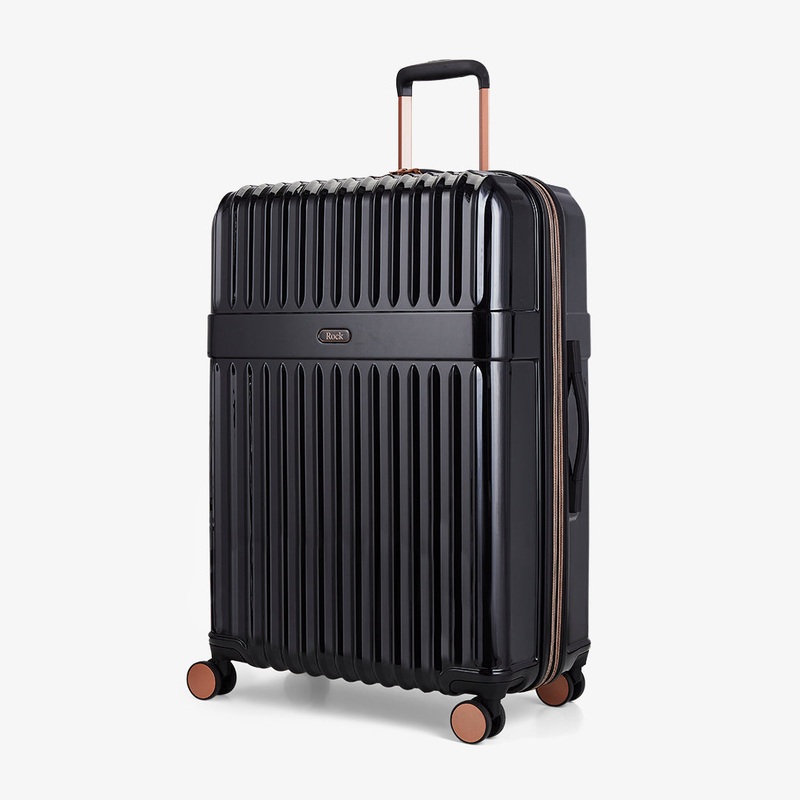 Selene Set of 4 Suitcases in Black Black
