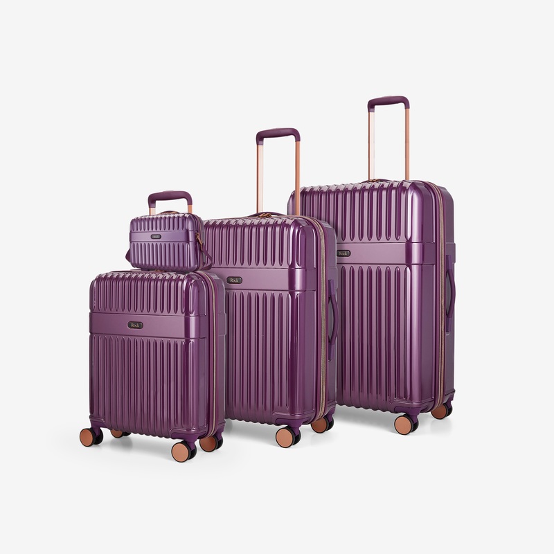 Selene Set of 4 Suitcases in Purple Purple