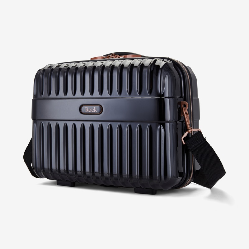 Selene Vanity Suitcase in Black Black