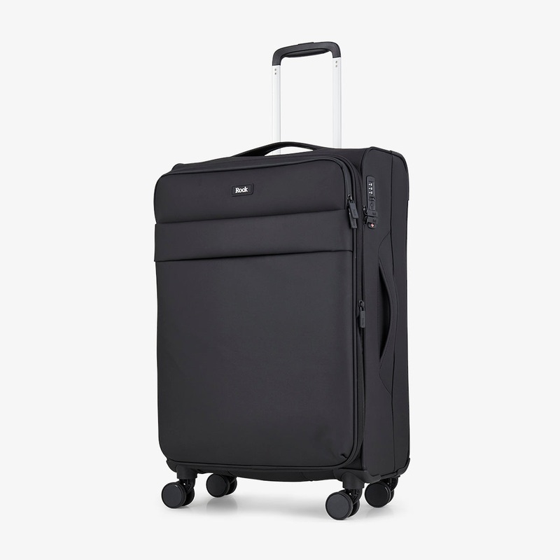 Harper Medium Suitcase in Black Black