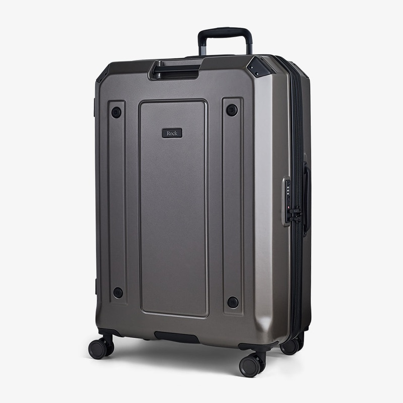 Alpine Set of 3 Suitcases in Charcoal Charcoal