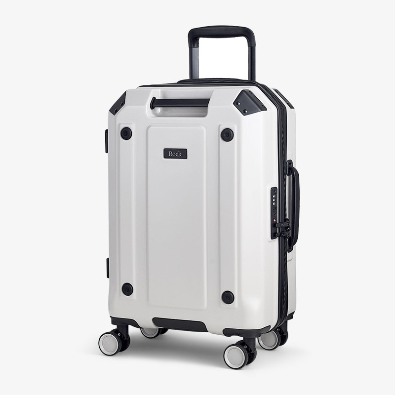 Alpine Small Suitcase in White White