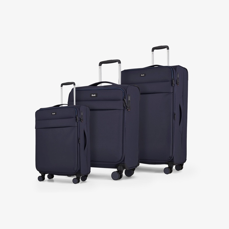 Harper Set of 3 Suitcases in Navy Navy