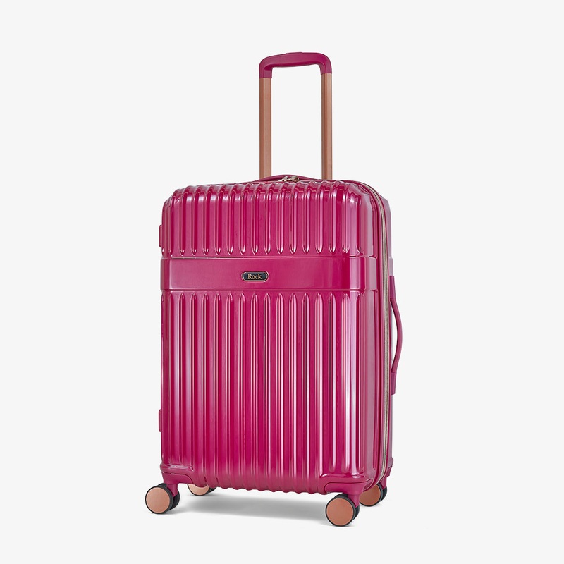 Selene Medium Suitcase in Magenta Pink Magenta Pink