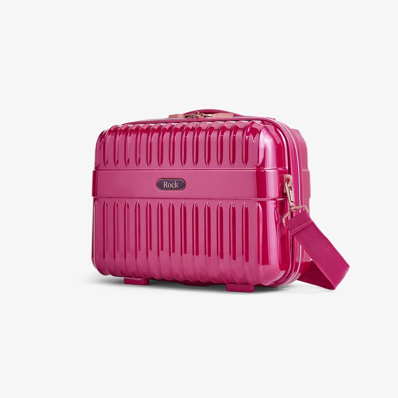 Selene Vanity Suitcase in Magenta Pink Magenta Pink