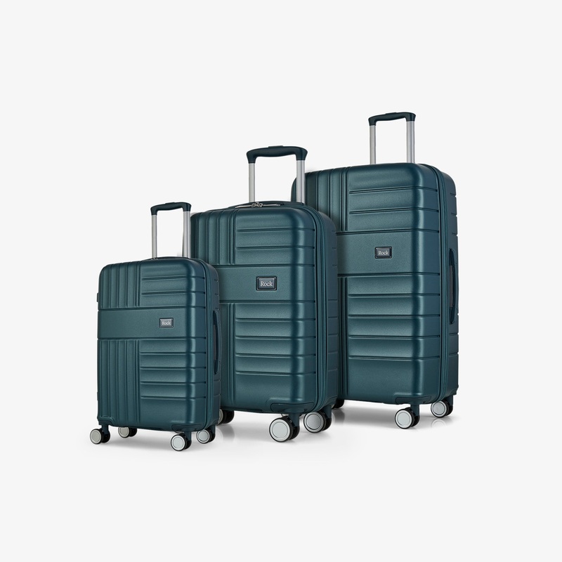 Aspen Set of 3 Suitcases in Blue Blue