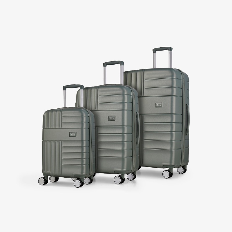 Aspen Set of 3 Suitcases in Sage Green Sage Green