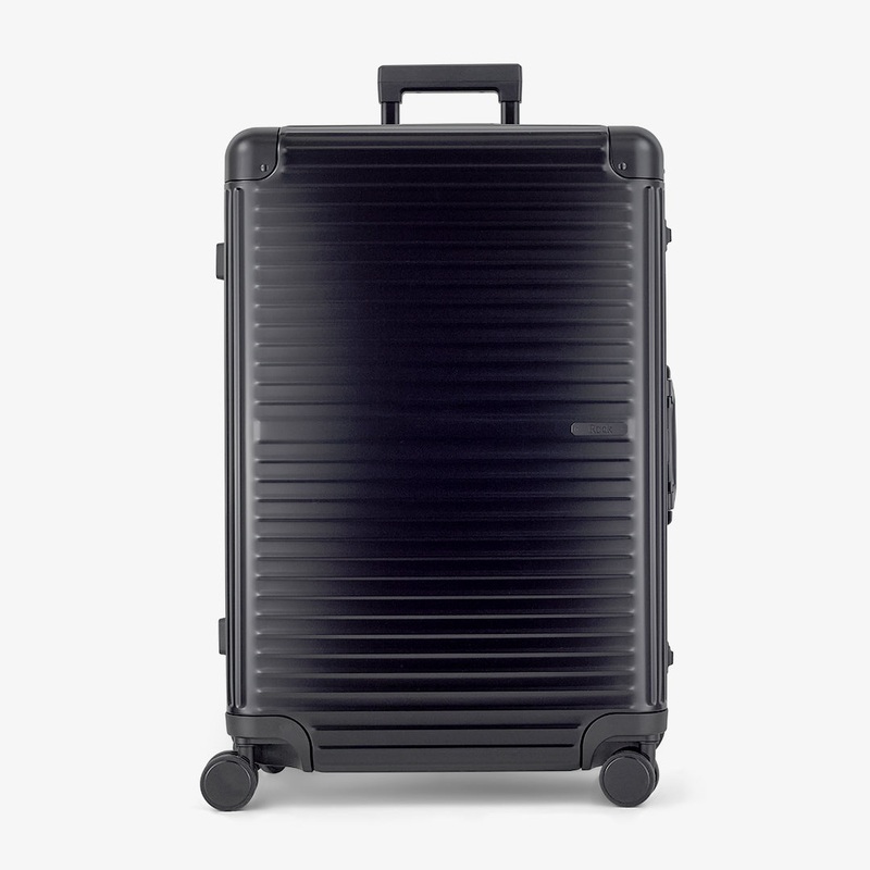 Axel Large Suitcase in Black Black