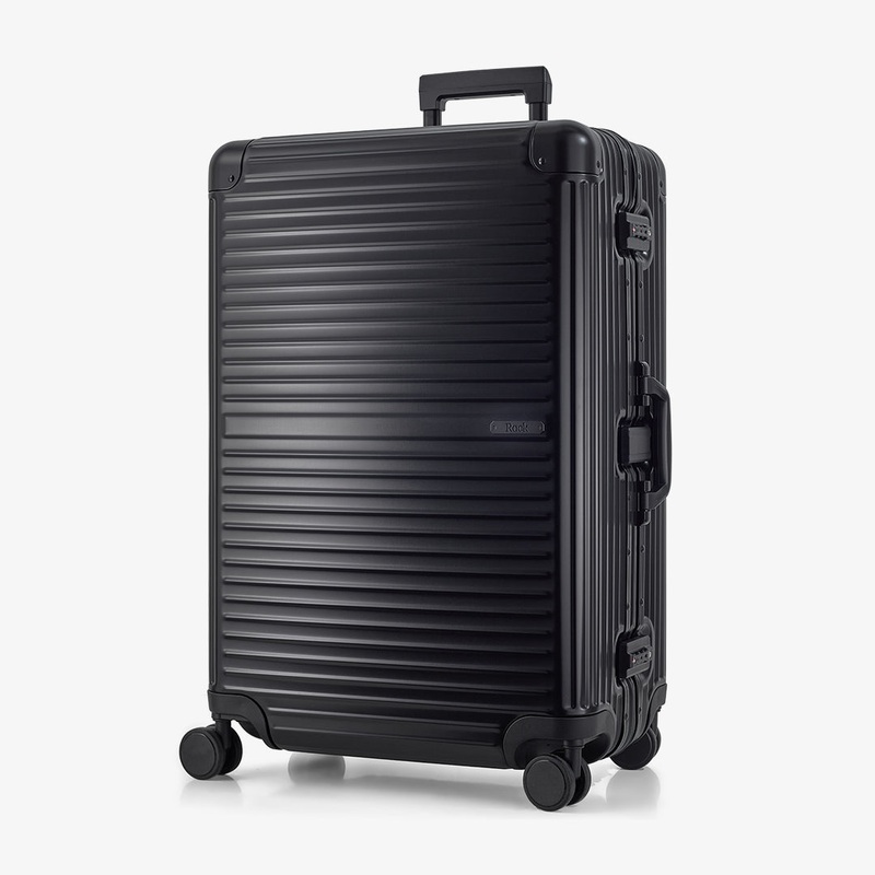 Axel Large Suitcase in Black Black