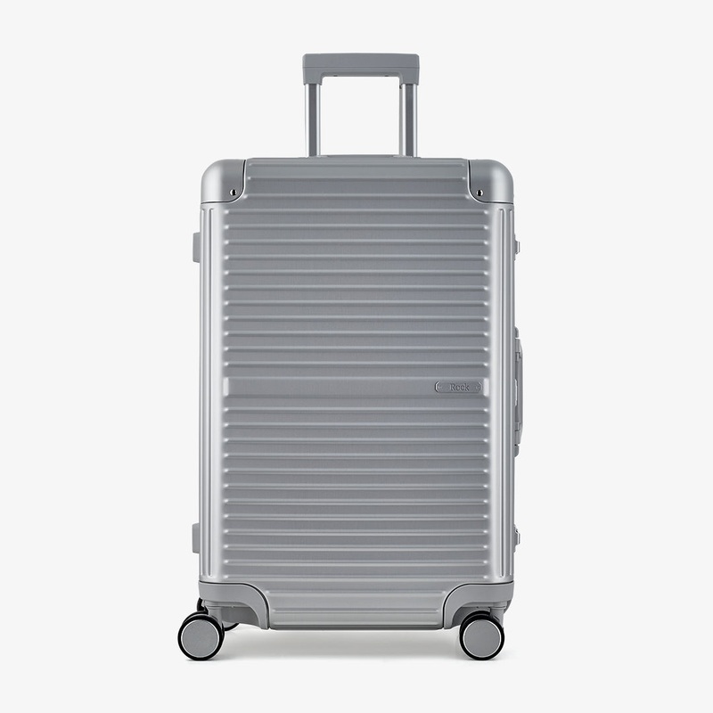 Axel Medium Suitcase in Silver Silver