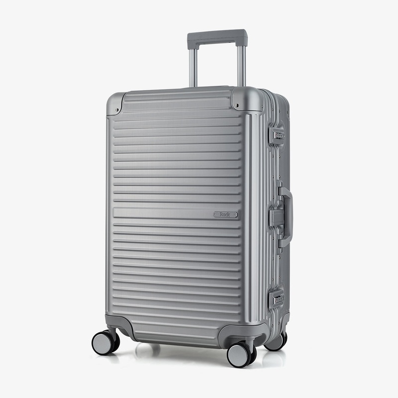 Axel Medium Suitcase in Silver Silver
