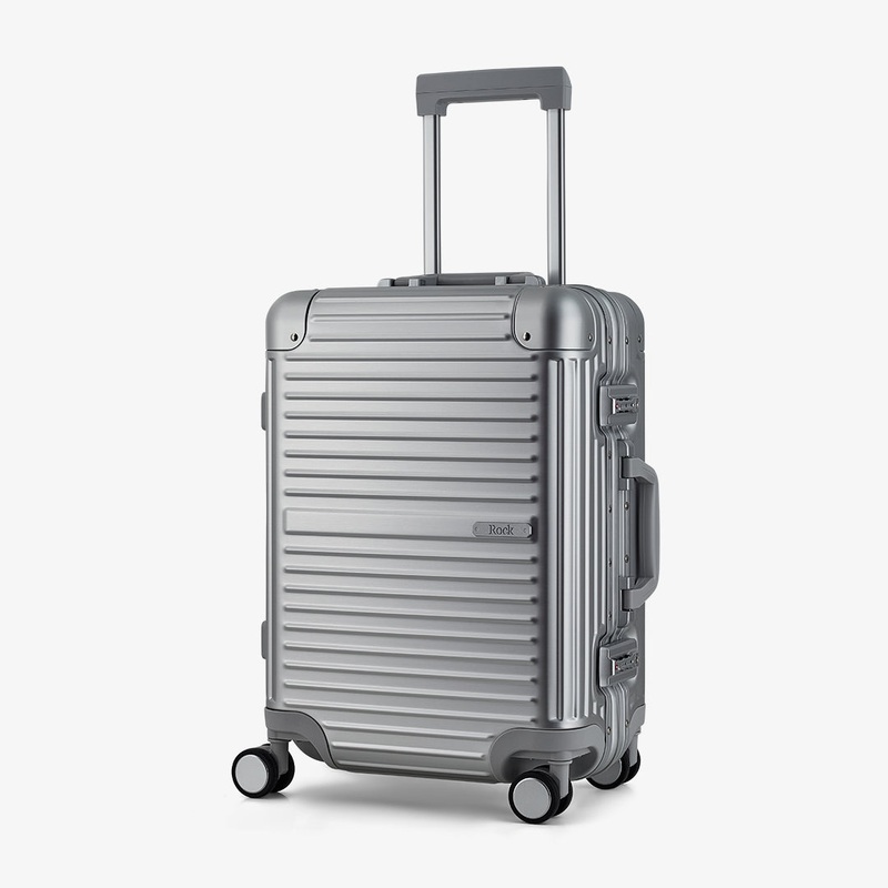 Axel Small Suitcase in Silver Silver