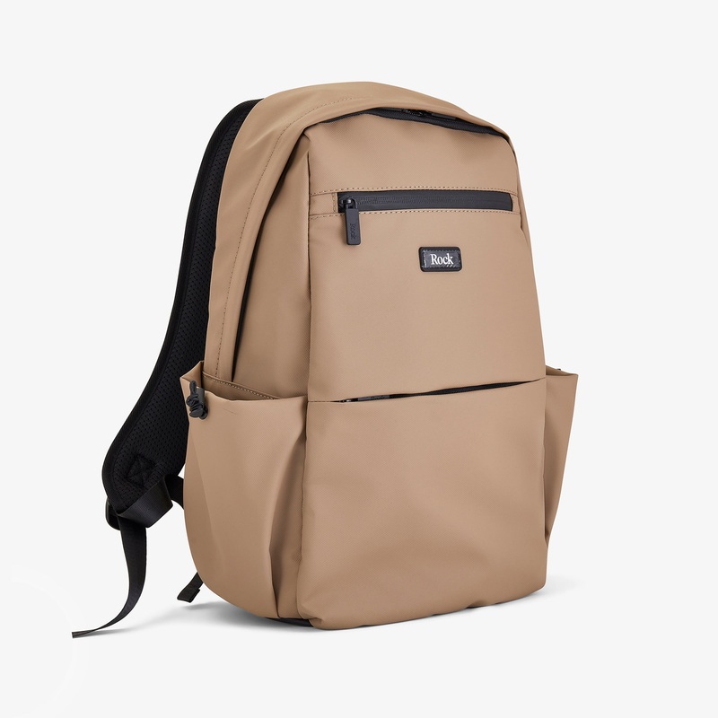 Harper Backpack in Beige Beige