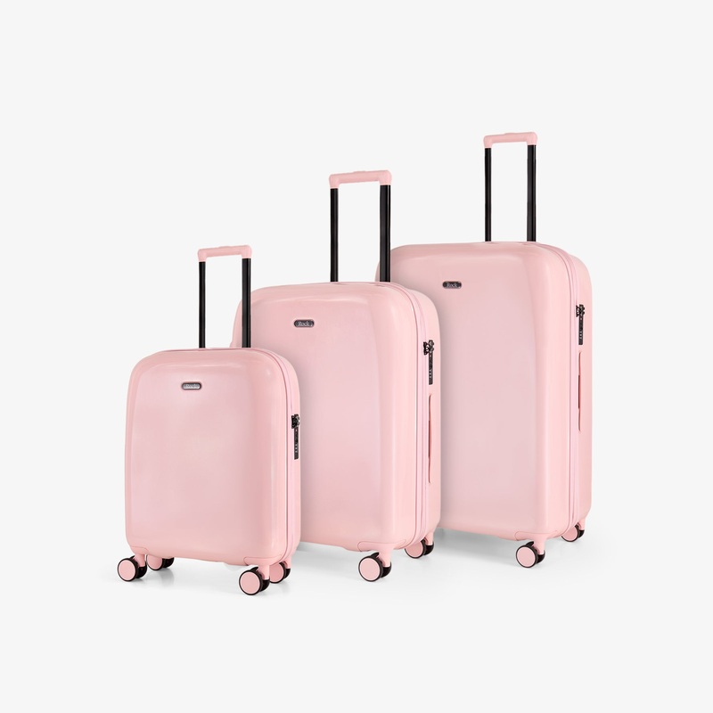 Gelato Set of 3 Suitcases in Strawberry Strawberry