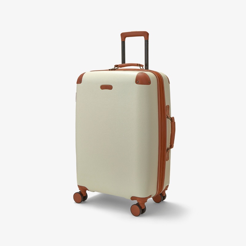 Carnaby Medium Suitcase in Cream Cream
