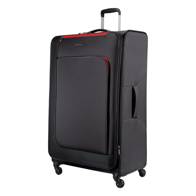 Bel Vista Softside Expandable Spinner 32″ Large Check-In Black