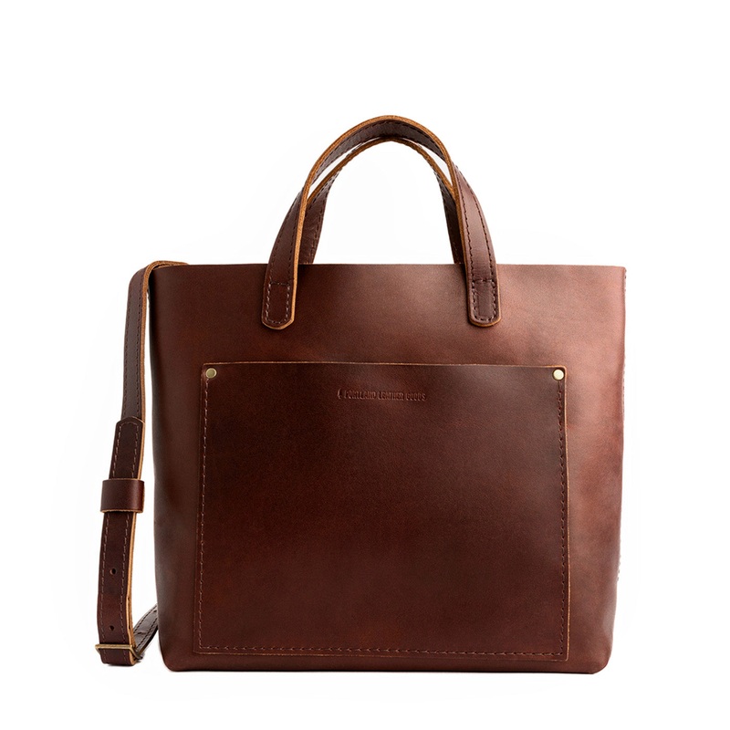 ‘Almost Perfect’ Medium Crossbody Tote Nutmeg