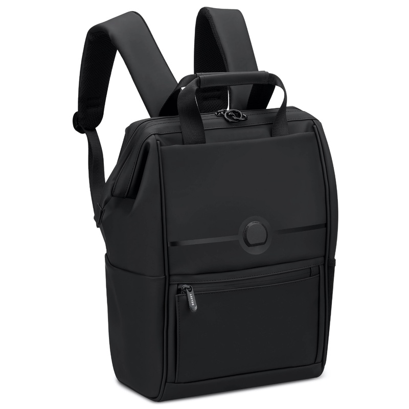 DELSEY Turenne Soft 14″ Laptop Backpack with RFID Black