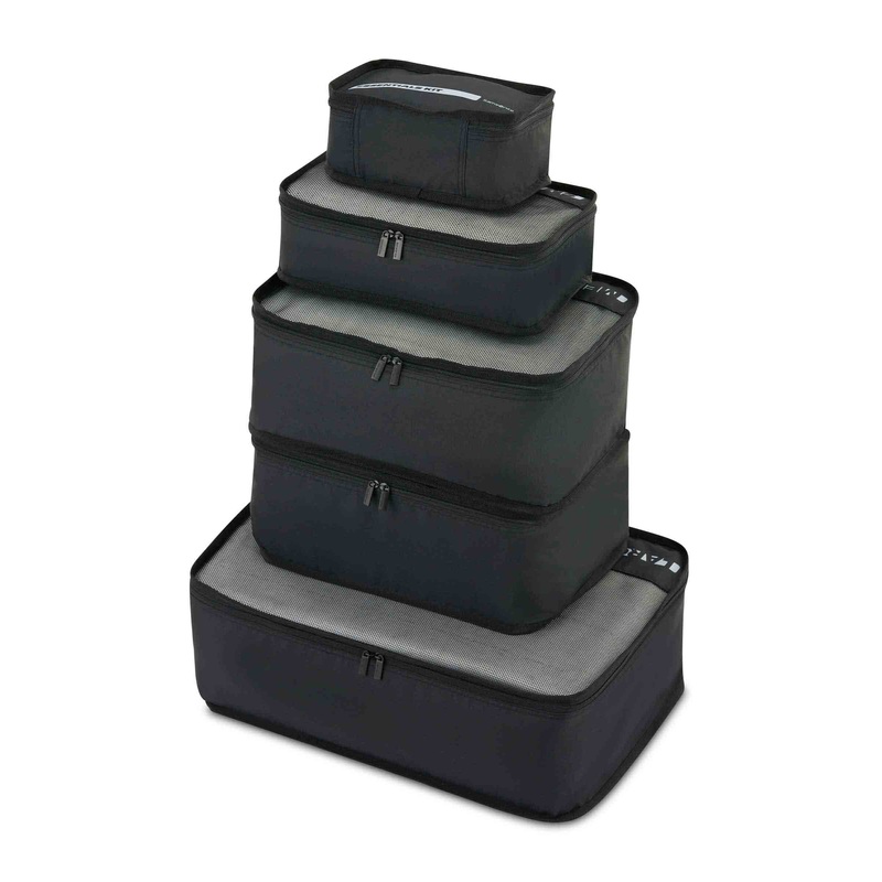 SAMSONITE TRAVEL ESSENTIALS PACKING CUBES (SET OF 5) Black