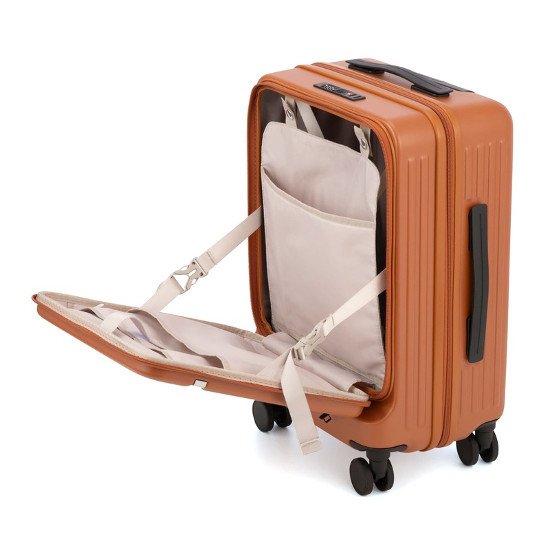 ACE Jolly2 Suitcase with Front pocket Carry-on Black