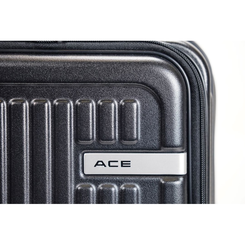 ACE Jolly2 Suitcase with Front pocket Large Black