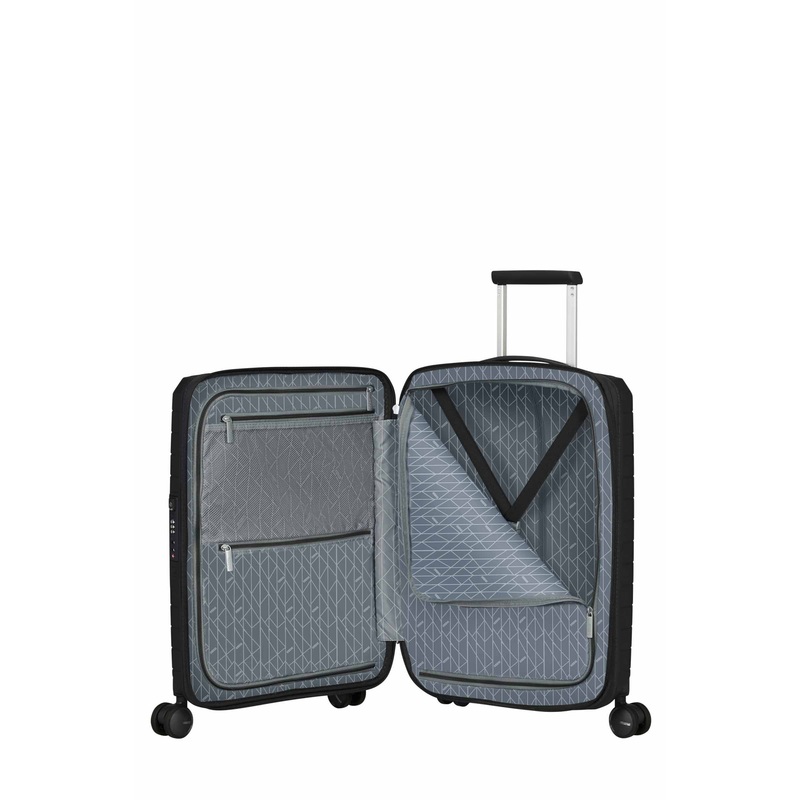 AMERICAN TOURISTER FASTFORWARD CARRY-ON TSA SUITCASE EXPANDABLE 55cm FLASH BLACK