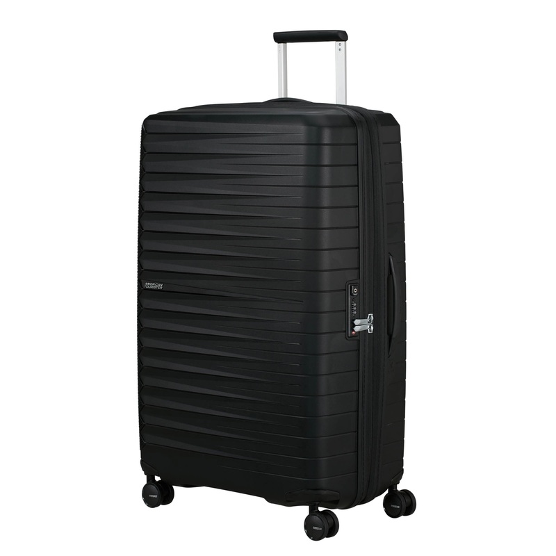 AMERICAN TOURISTER FASTFORWARD LARGE TSA SUITCASE EXPANDABLE 78cm FLASH BLACK
