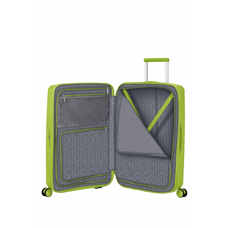 AMERICAN TOURISTER FASTFORWARD MEDIUM TSA SUITCASE EXPANDABLE 68cm FLASH BLACK