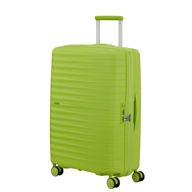 AMERICAN TOURISTER FASTFORWARD MEDIUM TSA SUITCASE EXPANDABLE 68cm FLASH BLACK